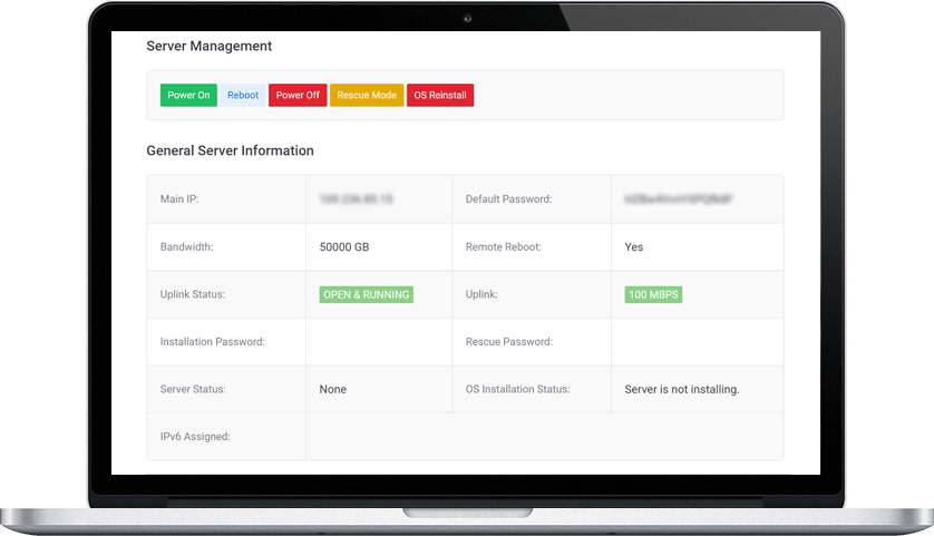 Server Management Panel