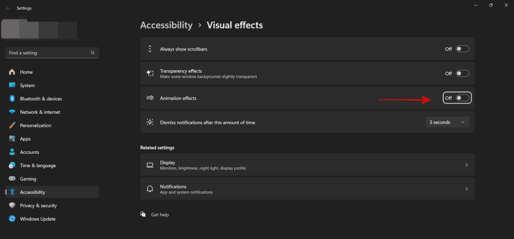 Windows Animation Control Panel How do I get high performance on Windows 10/11? - Veeble Hosting