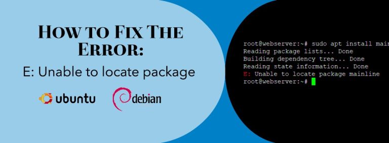 "E: Unable to locate package" Error [Solved] - Veeble Hosting