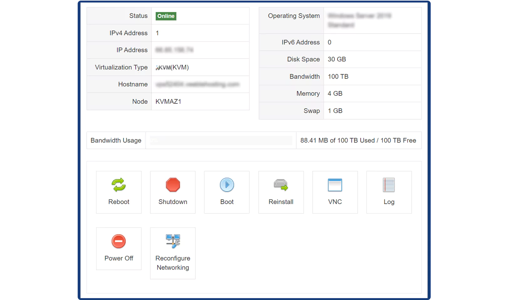 VPS Control Portal